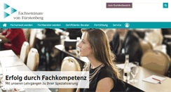Desktop Screenshot of fachseminare-von-fuerstenberg.de